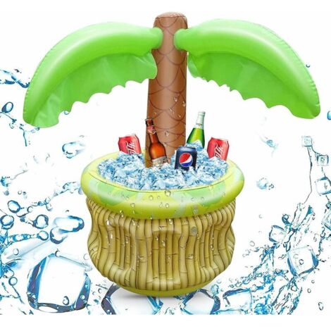 Green Mobility-Refroidisseur de Boisson Gonflable Palmier, Palmier Gonflable Cooler Glacière Gonflable pour Fêtes D&39été pour la fête sur Le thème de la Plage de la Piscine hawaïenne