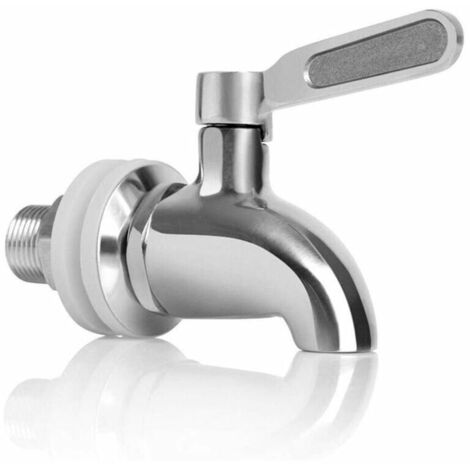 Green Mobility-Remplacement de Robinet de Distributeur de Boissons,Robinet de Tonneau du Vin et de la Bière ou de Boisson en Acier Inoxydable, Inusable,16mm Robinet de Rechange pour Distributeur，une p