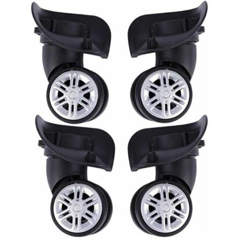 Green Mobility-Roues De Valise De Rechange Pour Bagages Universelle Remplacement De La Roue Roulettes Valise De Voyage Bagages Valise Roue Gauche Et Droite Ensemble D'Accessoires De Réparation 2 Paire