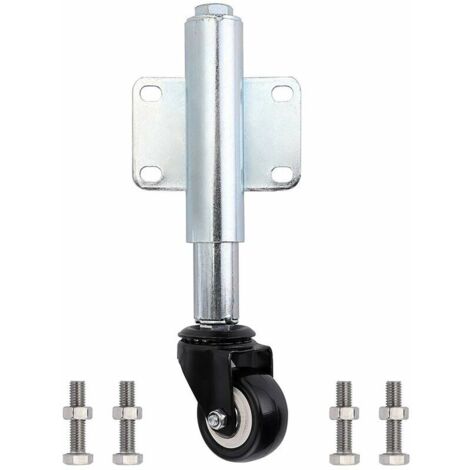Green Mobility-Roulette de porte de volet roulant de 6,5 cm, roulette de meuble, pour porte de jardin en bois, clôture de jardin, charge portante 50 kg