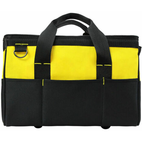 Green Mobility-Sac d'électricien de réparation multifonctionnel, sac de rangement d'outils matériels, rangement d'outils de jardin, correspondance des couleurs noir et jaune, petit petit