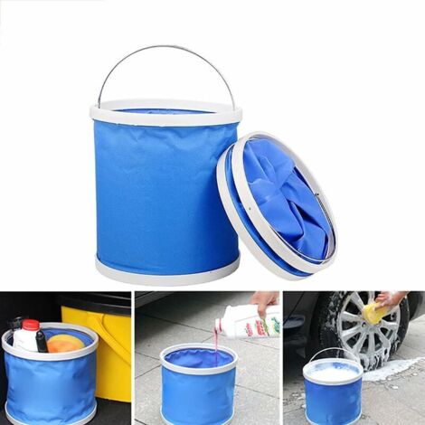 Green Mobility-Seau pliable à 3 compartiments pour camping, pêche, urgences - 11 L