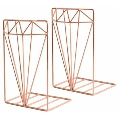 Green Mobility-Serrelivres, Serrelivres for étagères Serrelivres simples en fer forgé Personnalité de bureau Serrelivres créatifs Ornements École Rangement de bureau(2Pcs)