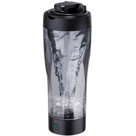Green Mobility-Shaker électrique pour protéines, mélangeur automatique, tasse de fitness, convient pour la salle de sport, tasse étanche (noir)