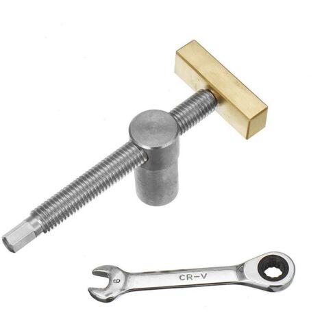 Green Mobility-Support réglable de travail du bois d'acier inoxydable de laiton de 20MM avec l'arrêt rapide de tenon de serrage