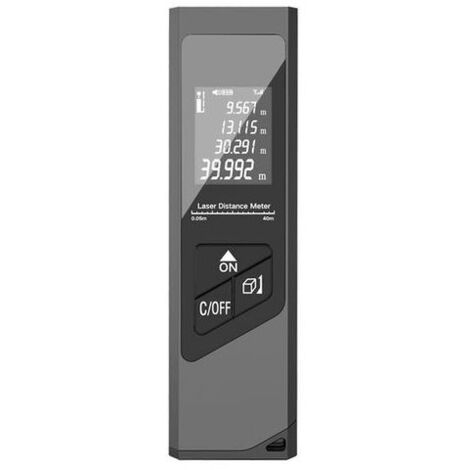 Green Mobility-Télémètre Laser 40M , Mètre Laser Mini numérique Portable Rechargeable par USB Laser Mesure, Zone/Volume/Théorème