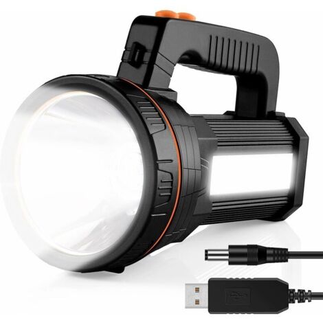 Green Mobility-Torche LED Rechargeable Portable Super Lumineux, 9000mAh 7000 Lumens, Portable pour Camping