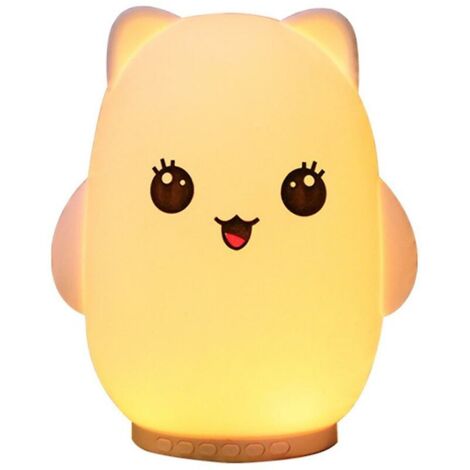Green Mobility-Veilleuses pour chambre d'enfants, lampe de veilleuse mignonne en silicone pour garçons toutpetits filles, veilleuse portable pour chambre d'enfant Usb