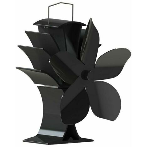 Green Mobility-Ventilateur de cheminée à puissance thermique Ventilateur de poêle à 5 pales