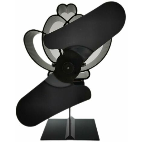 Green Mobility-Ventilateur de poêle à économie de carburant thermique anodisé pour accessoires de cheminée et de poêle, ventilateur écoefficace, 2 pales