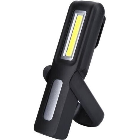 Green Mobility-Vtizikl Baladeuse COB LED Lumière USB Rechargeable COB Lampe de Travail Lampe de Poche Multifonction avec Crochet Suspendu, Supports Magnétiques pour la Réparation Automatique, Camping,