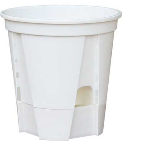 [Green Mountain Pot] [YL150] Juego de 5 macetas transparentes con sistema de riego, fácil control de raíces, para orquídeas, plástico