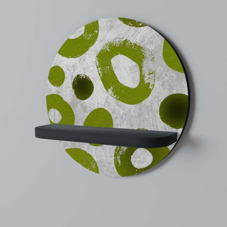 GREEN RHAPSODY Rundes Regal Schwarz
