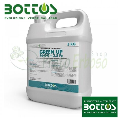 Green Up 16-0-0 + 3.5 Fe - Fertilizante líquido para césped de 5 Kg
