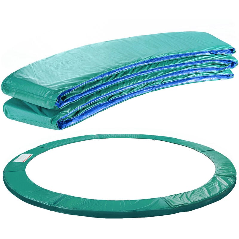 Green Bay - Greenbay Replacement Trampoline Surround Pad Foam Safety Guard Spring Cover Padding Pads Green 10FT