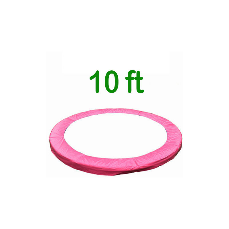 Green Bay - Greenbay Replacement Trampoline Surround Pad Foam Safety Guard Spring Cover Padding Pads Pink 10FT