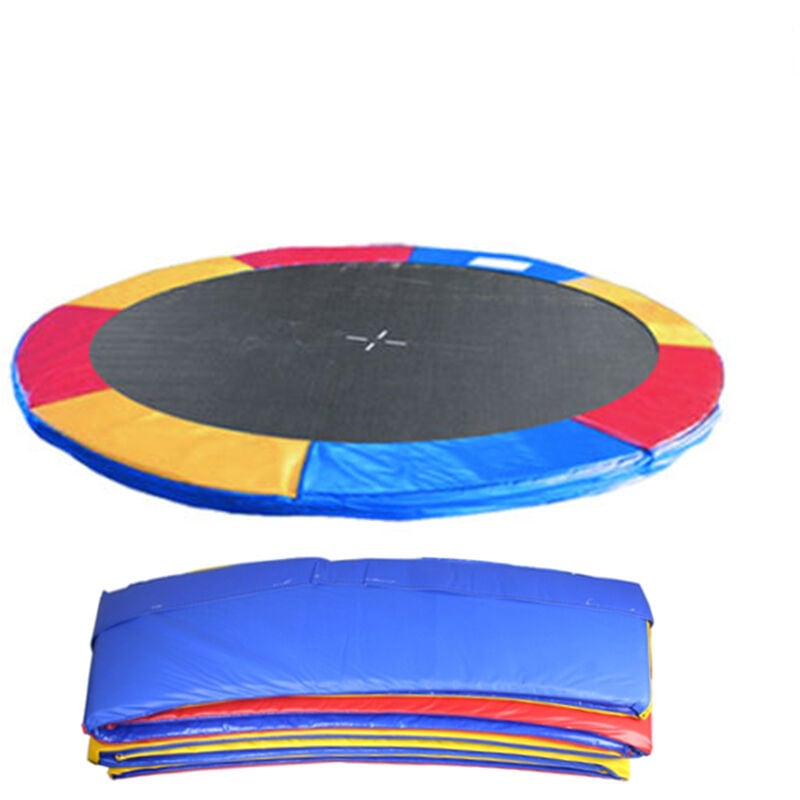 Green Bay - Greenbay Replacement Trampoline Surround Pad Foam Safety Guard Spring Cover Padding Pads Tri-Colour 6FT