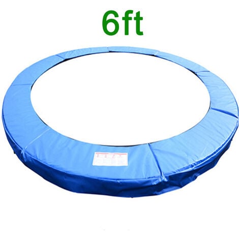 Greenbay 6FT Trampoline Replacement Pad Safety Spring Cover Padding Surround Pads Blue