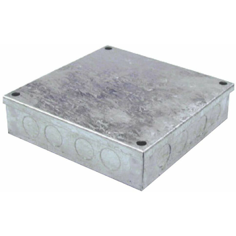 Greenbrook Adaptable Knock Out Box Galv Steel 100mm x 50mm - Pack of 5 - N/A