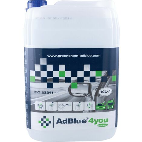 GreenChem Adblue 10 Litre Canister with Pouring Spout