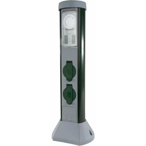 Greencraft 2 Temporizador de jardín Socket 2
