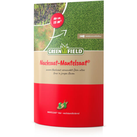 Greenfield Nachsaat-Mantelsaat 0,275 kg - verjüngt den Rasen