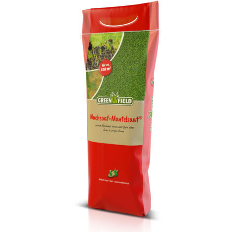 Greenfield Nachsaat-Mantelsaat 5 kg - verjüngt den Rasen