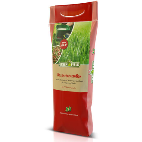 Greenfield Rasenregeneration-Mantelsaat 5 kg - Nachsaat für Frühjahr und Herbst
