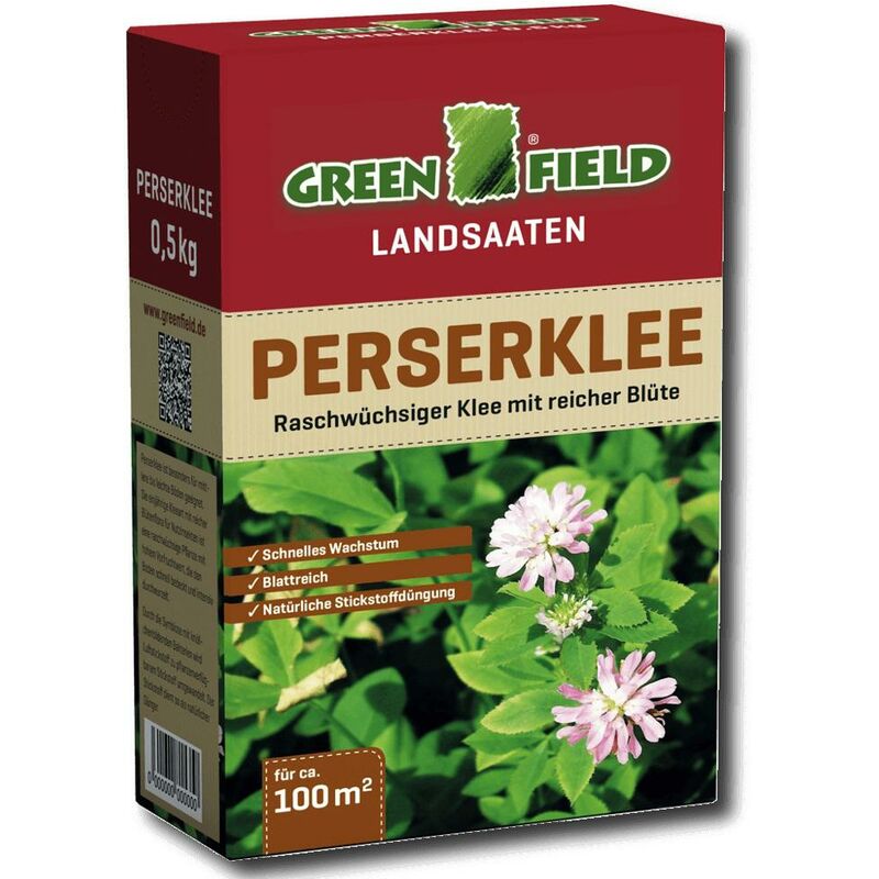 Trèfle de Perse 500 g plante fourragère, plante utile, fertilisation de verdissement - Greenfield