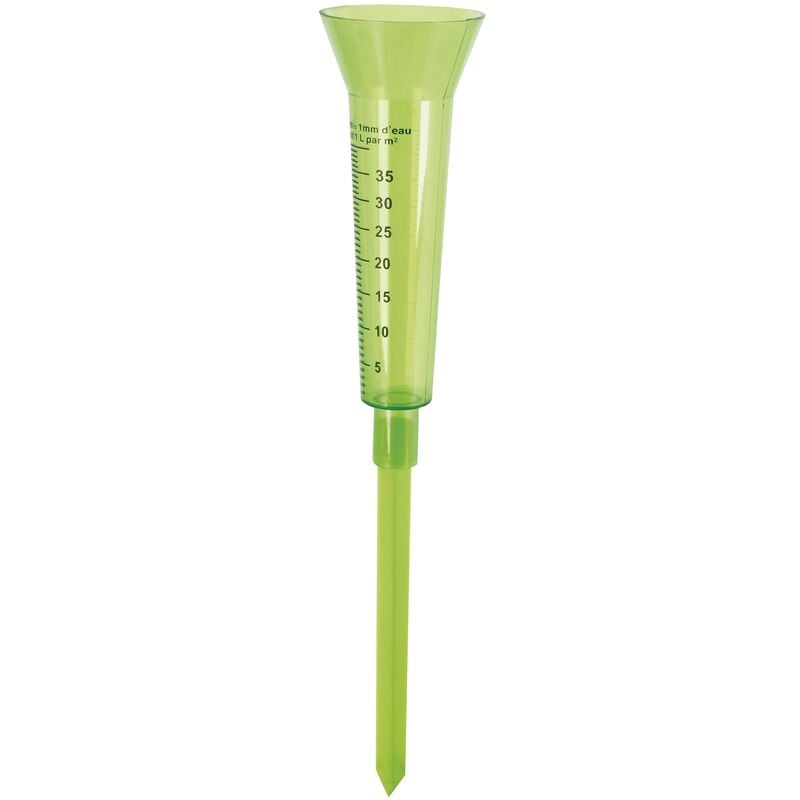 Pluviomètres, jardin - pluviomètre de jardin, pluviomètre à planter - pluviomètre plastique, capacité 40MM - a plant - Greengers