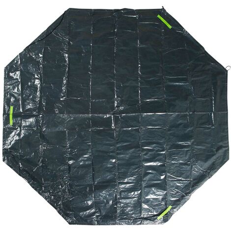 GREENGERS - SACS À DÉCHETS DE JARDIN, JARDIN - BÂCHE POUR RAMASSER FEUILLES Ø220CM, BÂCHE 2 EN 1 POUR RAMASSAGE DÉCHETS VERTS -