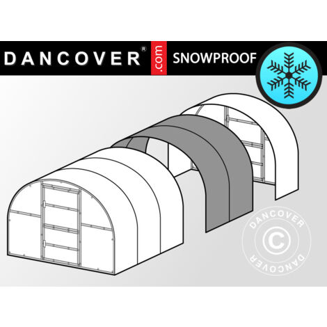 Greenhouse Polycarbonate Extension, TITAN Arch 280, 6 m², 3x2 m,