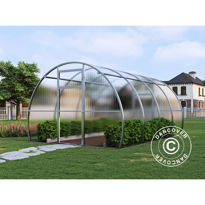 Greenhouse polycarbonate, Strong nova 12 m², 3x4 m, Silver - Silver