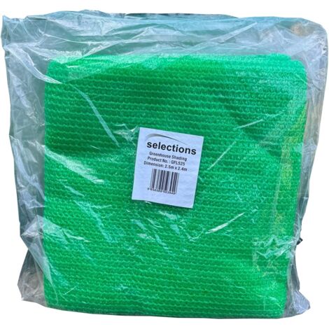 Greenhouse Sun Shade & Privacy Screen Net (2.5m x 2.4m) - 65% Shading Rate