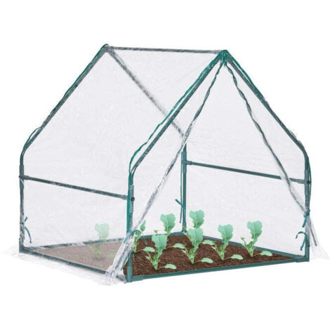 Greenhouse tent with door