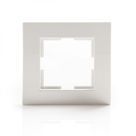 Greenice – Cadre 1 Élément technopolymère blanc – Finition lisse – Pour espaces intérieurs – Design minimaliste et intemporel