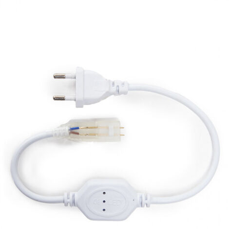 Greenice – Connecteur bande de LED SMD3528 220VAC IP65 – Étanchéité IP65 – Pour installations extérieures – Compatible avec rubans LED 220V