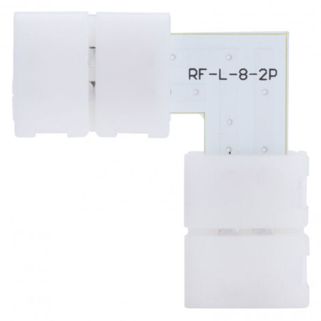 Greenice – Connecteur rapide L pour bande LED SMD3528/2835 12/24VDC – Résistant à l'humidité – Installation facile pour éclairage intérieur et extérieur