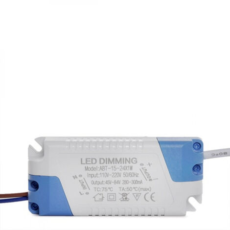 Greenice – Driver dimmable panneau LED 25W – Tension sortie 12V – Intensité courant 2A – Installation facile pour espaces confinés