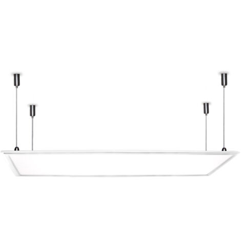 Greenice – Panneau LED pour plafond 72W HOPAN120060072WW – 7900Lm – 120x60cm – 4200K – Éclairage uniforme sans éblouissement – Installation facile