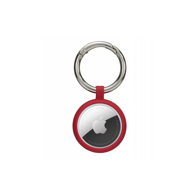 

Greenland - airtag key ring - candy apple red
