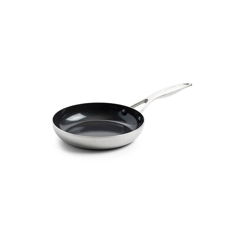 GreenPan Geneva 3-Ply Stainless Steel Non-Stick 18cm Frypan