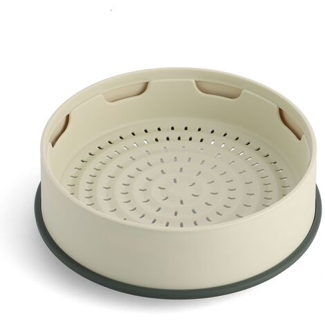 Greenpan - Panier à vapeur 24 cm crème