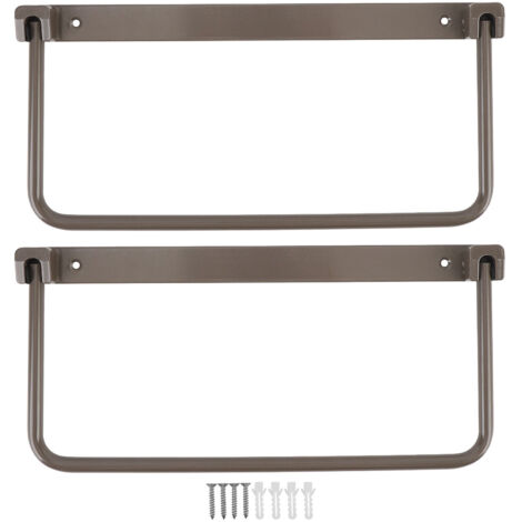 Greensen RV Schuhregal aus Aluminiumlegierung, faltbares, wandmontiertes Schuhregal, platzsparender Schuhschrank für Wohnmobil, Yacht, Schuhaufbewahrung (Braun).
