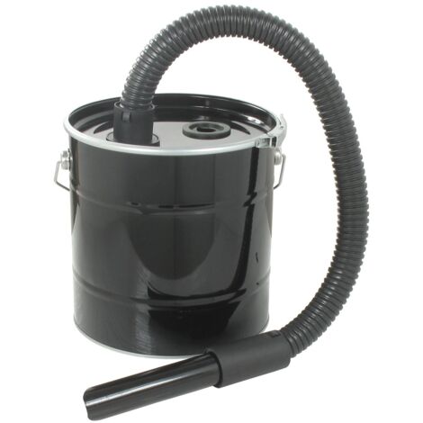 GREENSTAR, Contenitore cenere per aspirapolvere 17 L, Fornito con rete e filtro flessibile, Facile ed efficiente, Cenere da caminetti, barbecue, caldaie
