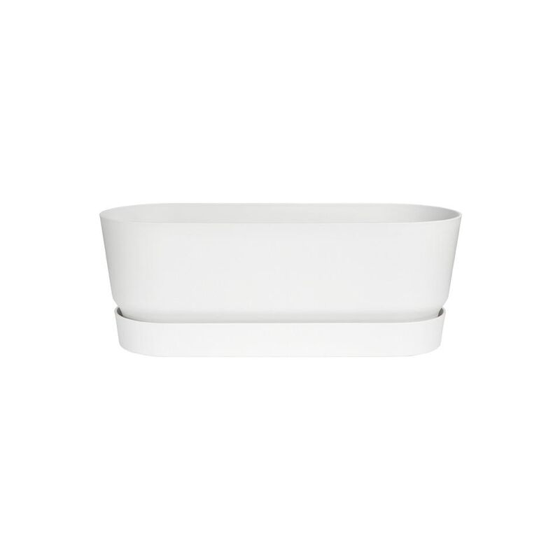

Elho - Greenville Trough Long 50cm Blanco - Blanco