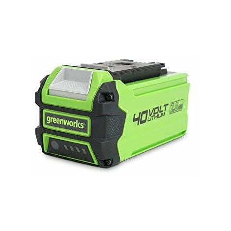 Greenworks Batterie 40 V Electrique Outils de Jardin Pas d'Auto-décharge 4/6Ah