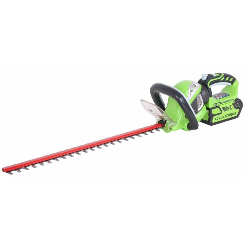 

Greenworks - Cortasetos batería 40 V no incluida G40HT61 61 cm 2200907 - Verde