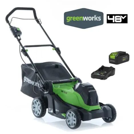 Greenworks G48LM41 - Tosaerba a Batteria 48V Larghezza Taglio 41 cm - Senza batteria e caricabatteria