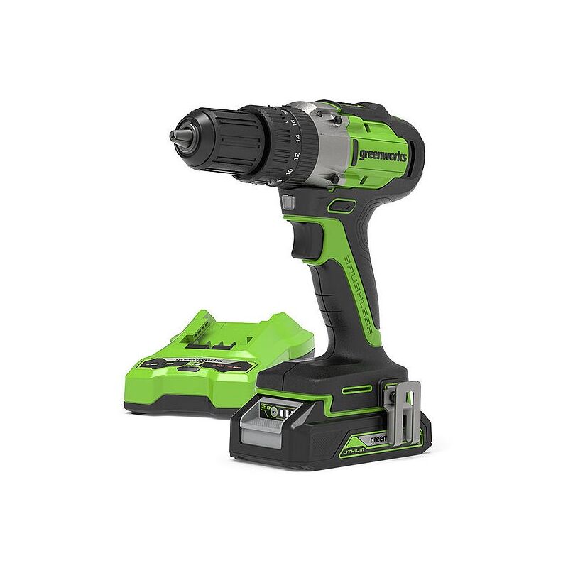 Trapano avvitatore 24V 2Ah Greenworks GD24DD35K2